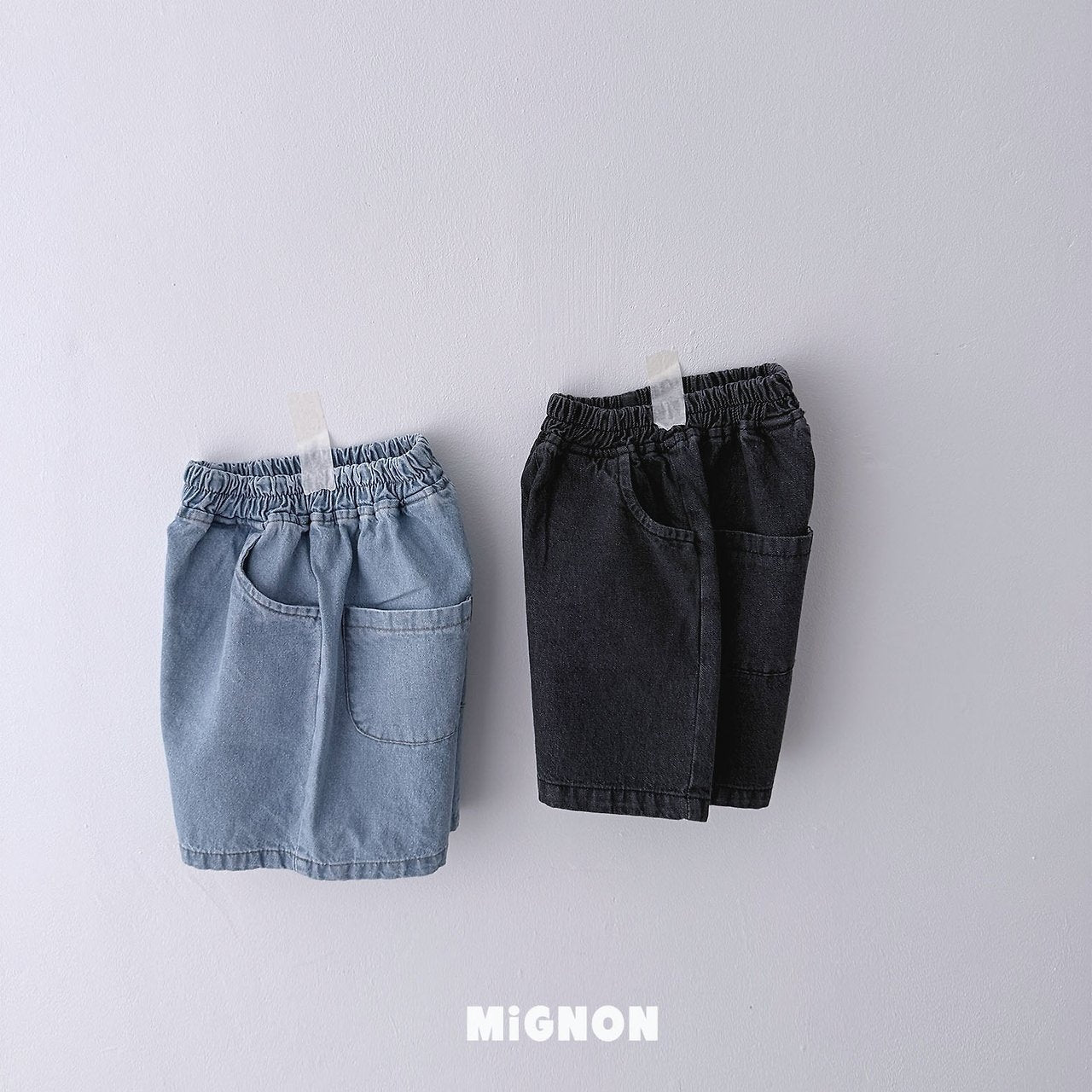 Mignon Striped Tank & Denim Shorts Set — Kids