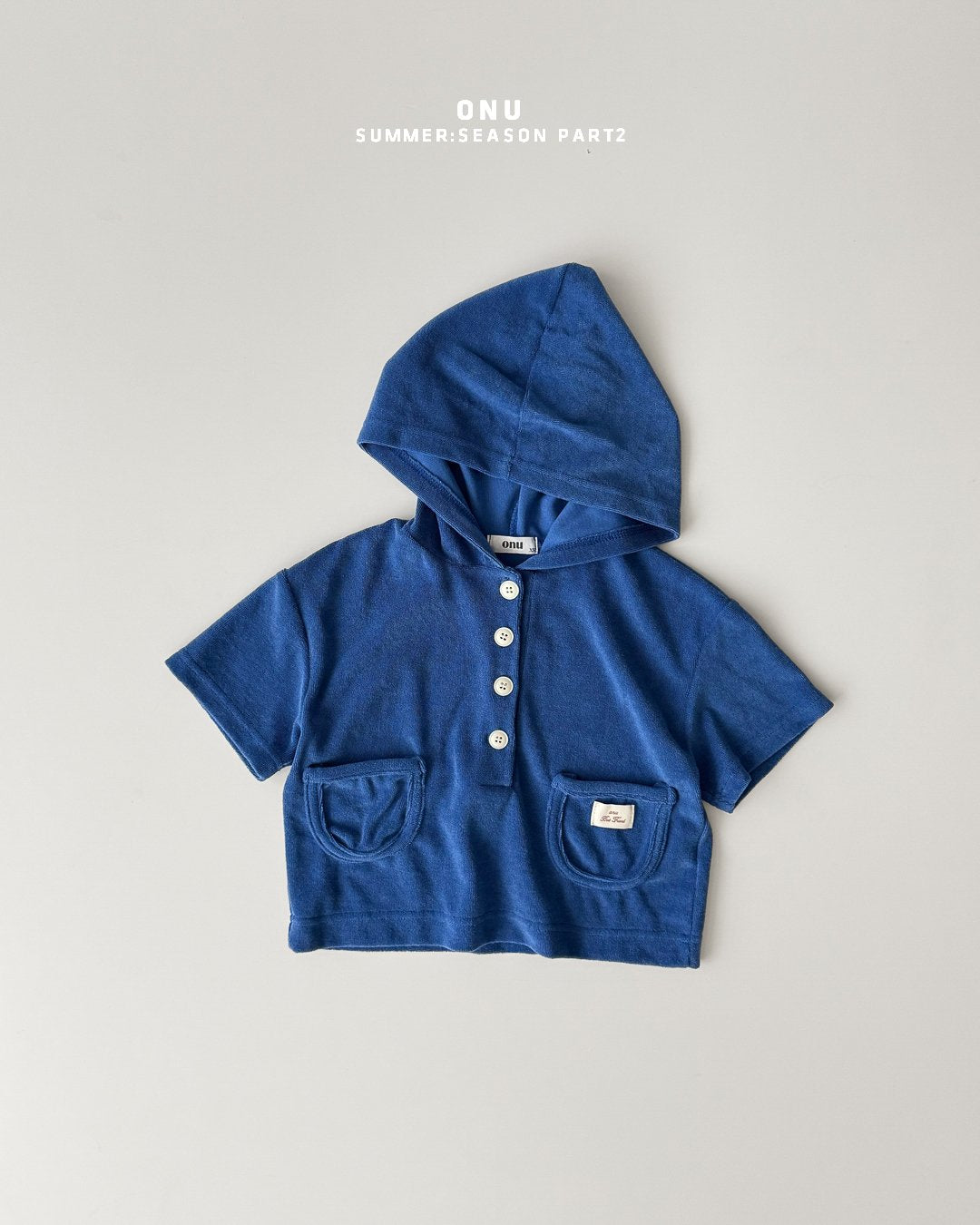 Onu Check Swimsuit (+ Optional Jacquard Beach Shirt & Floral Beach Hood) — Kids