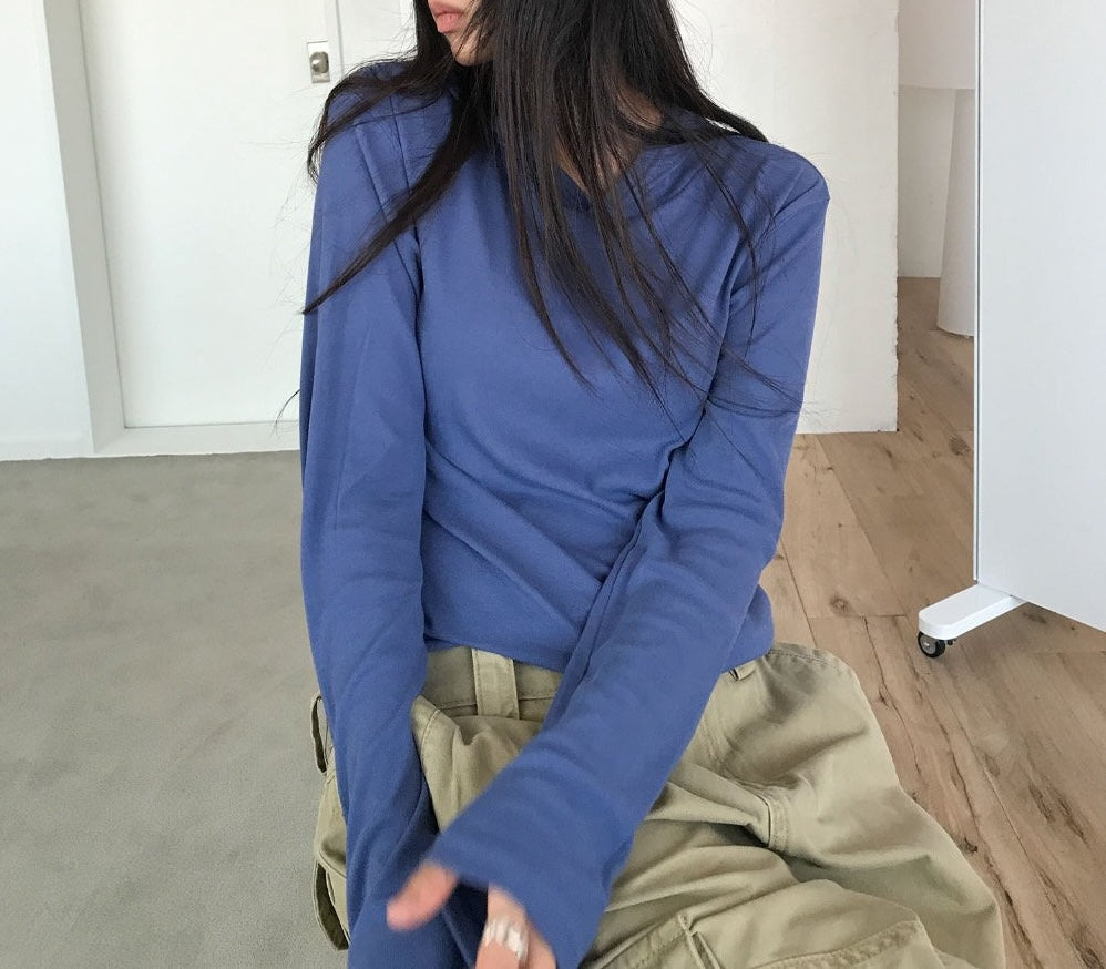 Draped Hood Long Sleeve Cropped Top