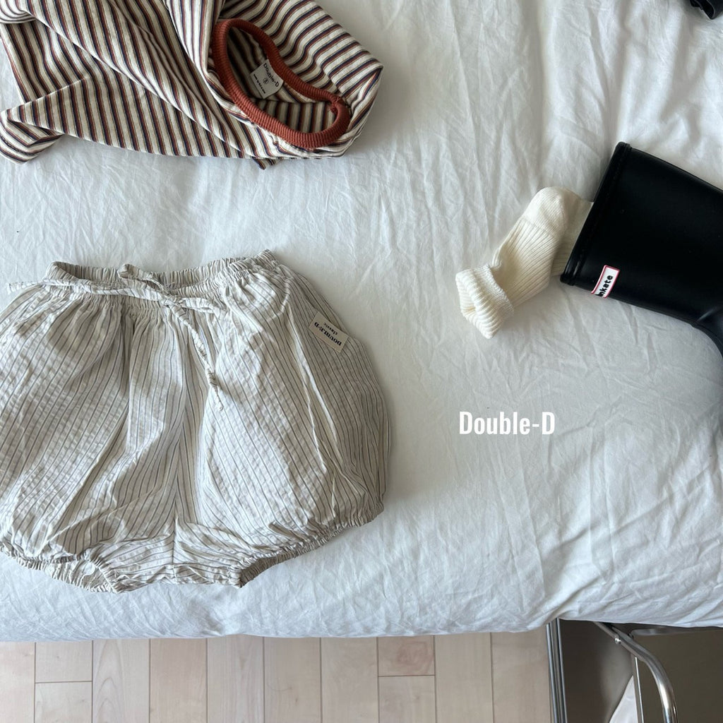 (2pack) Double.D Balloon Stripe Shorts — Kids