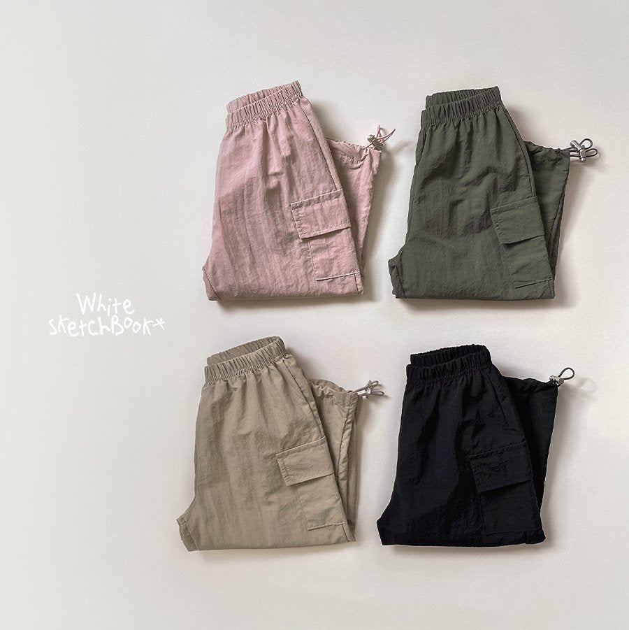 2-Pack Nylon Cargo Jogger Pants — Kids