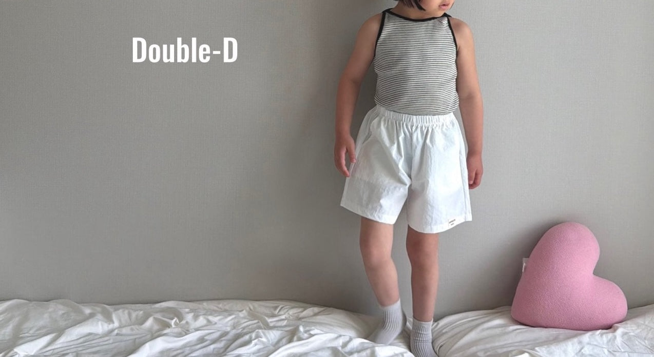 (2pack) Double.D Classic Wide Shorts — Kids