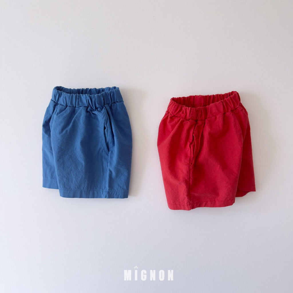 (2pack) Mignon Cotton Work Shorts — Kids