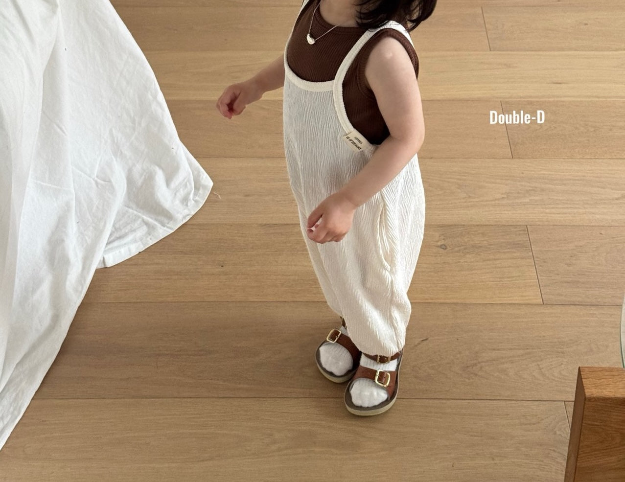 Double.D Leopard Balloon Dungaree Jumpsuit — Kids