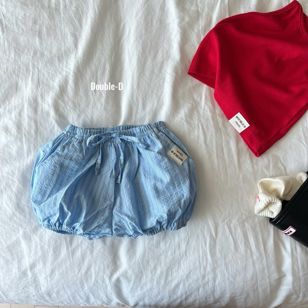 (2pack) Double.D Balloon Stripe Shorts — Kids