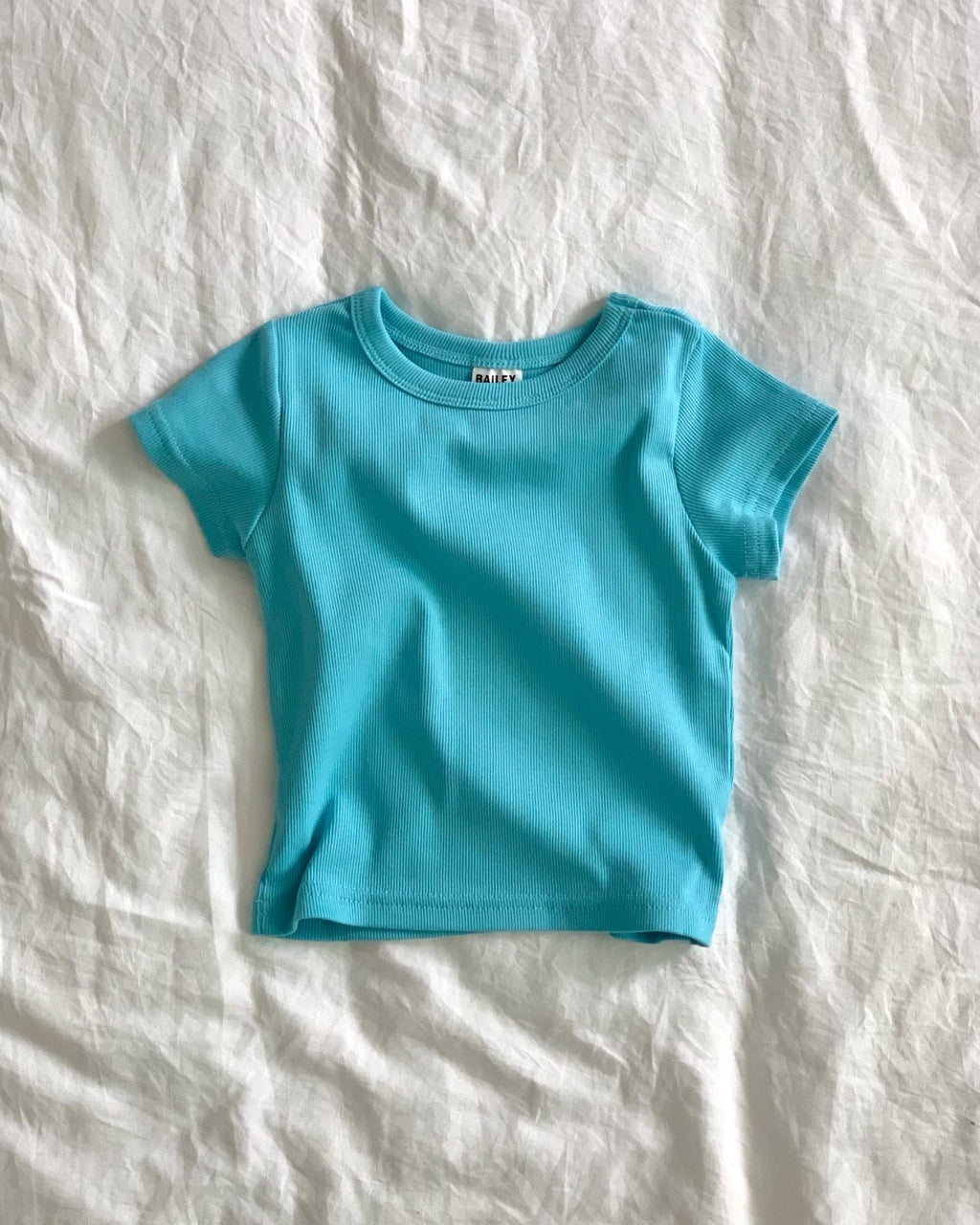 (2pack) Bailey Ribbed Short Sleeve Tee — Mother & Child Matching