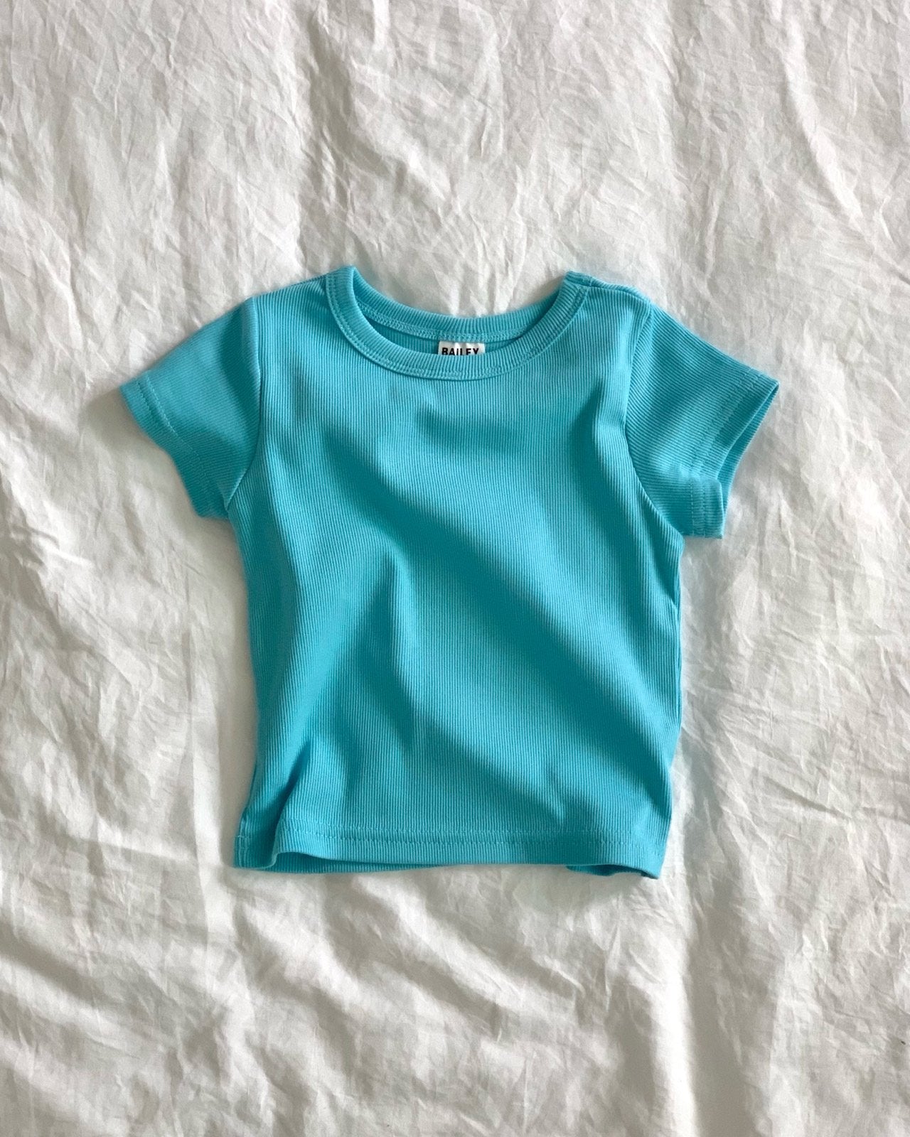 (2pack) Bailey Ribbed Short Sleeve Tee — Mother & Child Matching