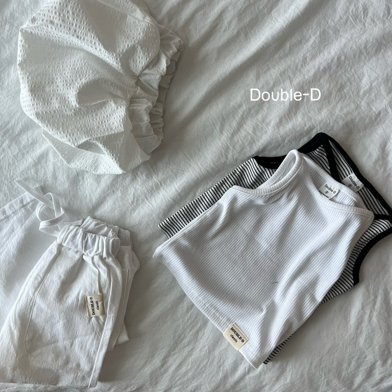 3Pack Double.D Kyoro Ribbed Tank Top — Kids