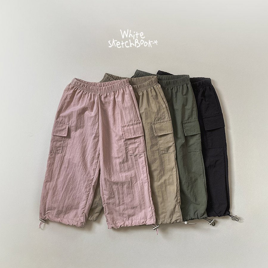 2-Pack Nylon Cargo Jogger Pants — Kids