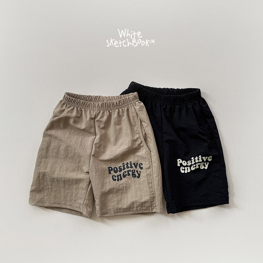 3Pack Slogan Print Nylon Shorts — Kids