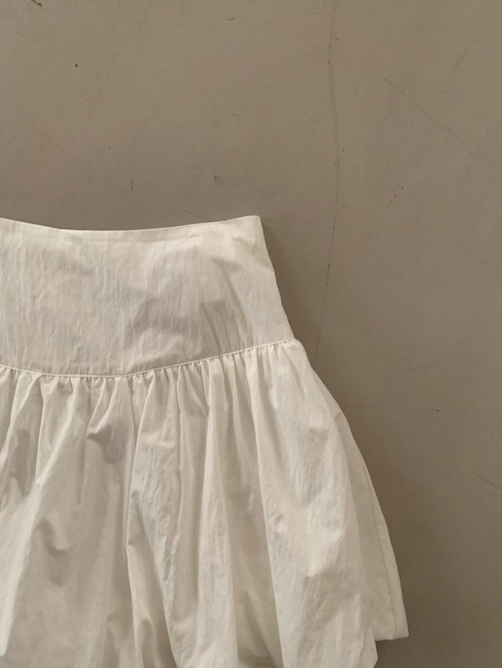 Bysugar Balloon Hem Mini Skirt