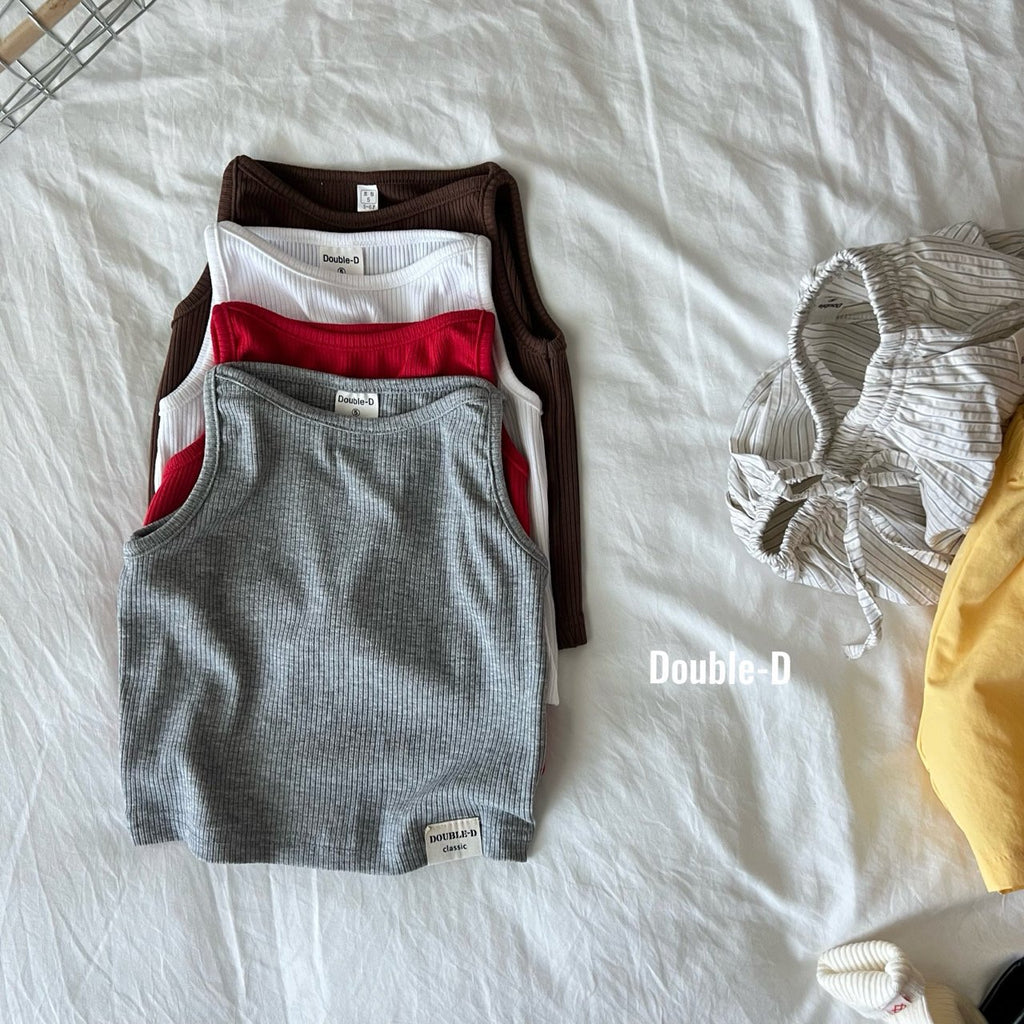 3Pack Double.D Kyoro Ribbed Tank Top — Kids