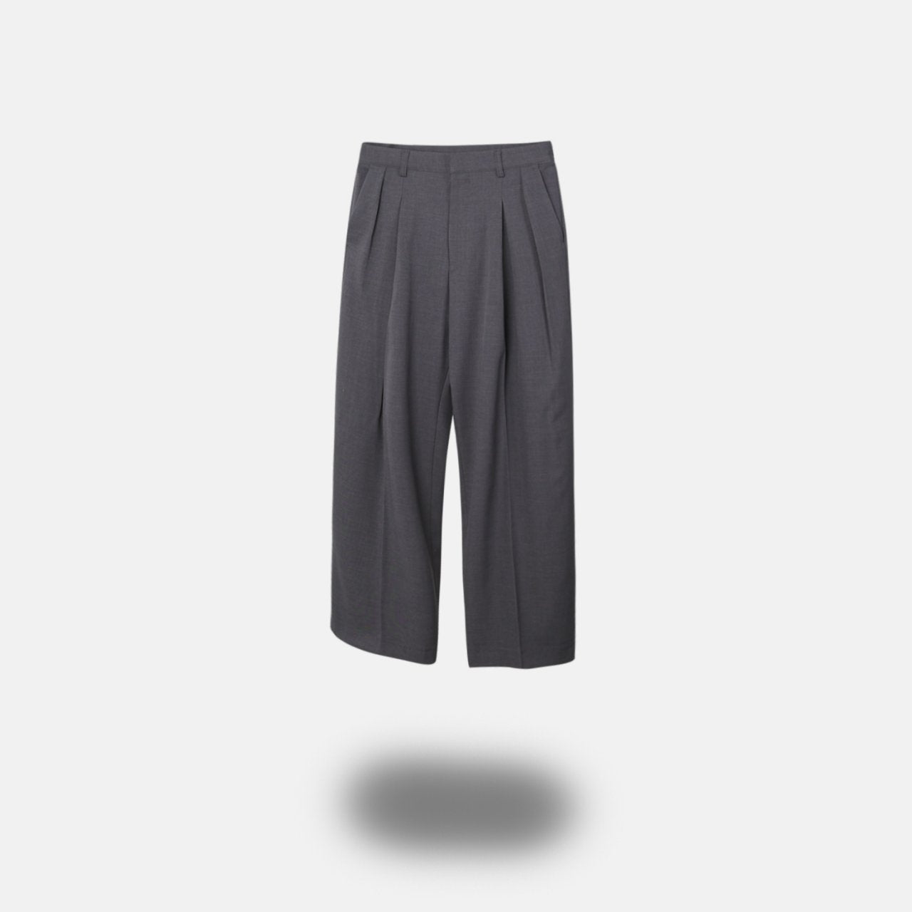 Pantaloni sartoriali a gamba larga con pinces