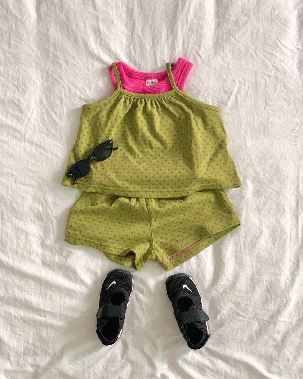 Bailey Polka Dot Reversible Cami Top & Shorts Set — Kids