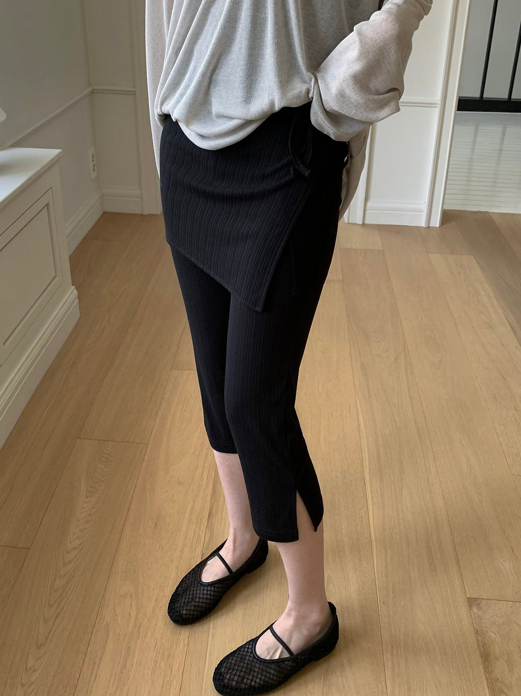 Flatyou Wrap Skirt Capri Leggings