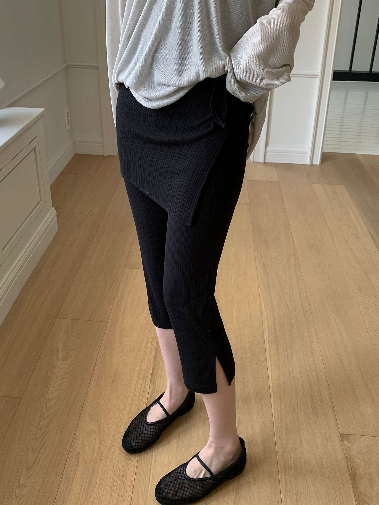 Flatyou Wrap Skirt Capri Leggings