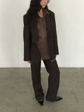 Two-Way Detachable Button Blazer Set