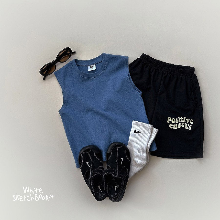 3Pack Slogan Print Nylon Shorts — Kids