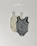 Onu Check Swimsuit (+ Optional Jacquard Beach Shirt & Floral Beach Hood) — Kids