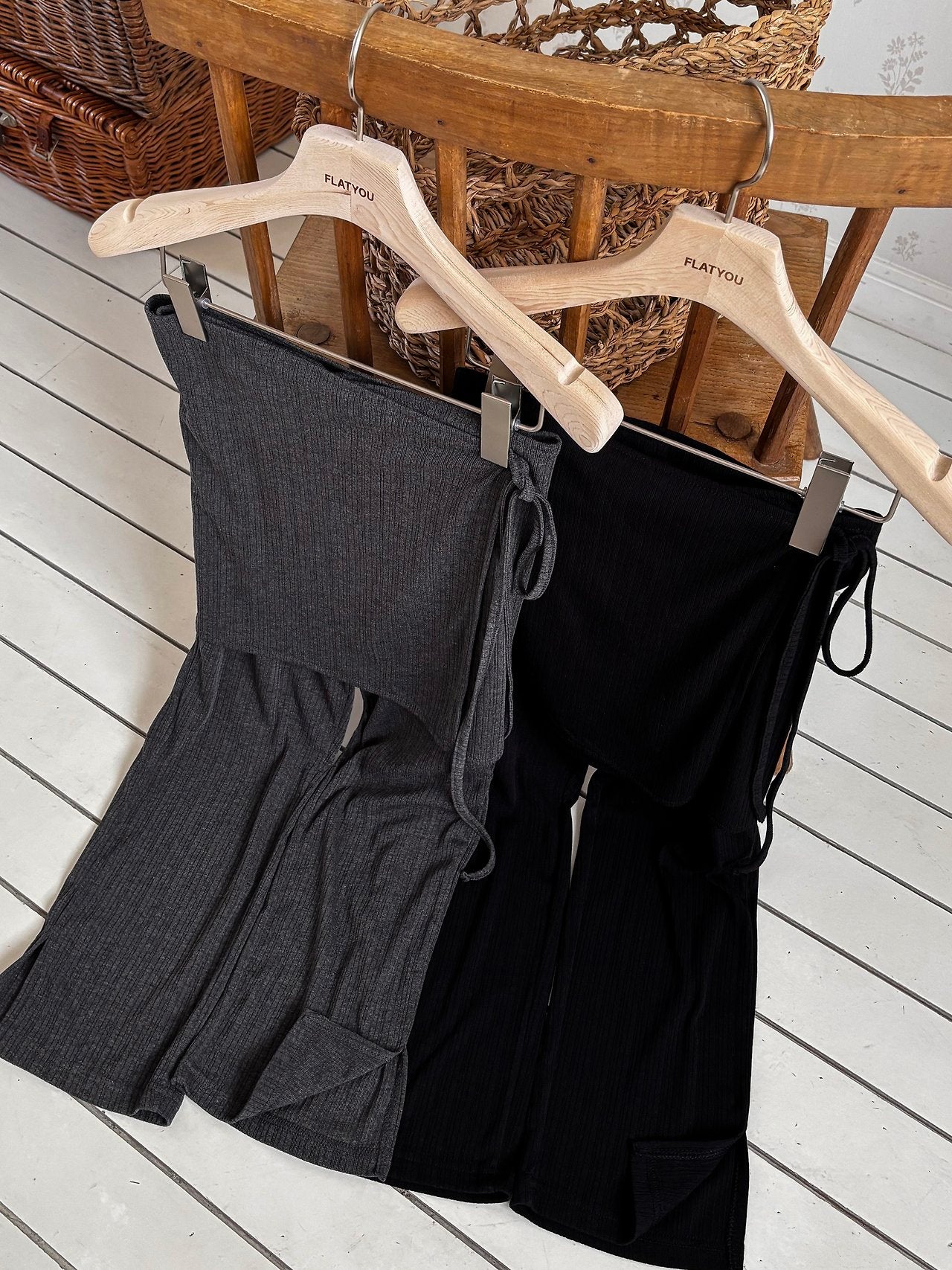 Flatyou Wrap Skirt Capri Leggings