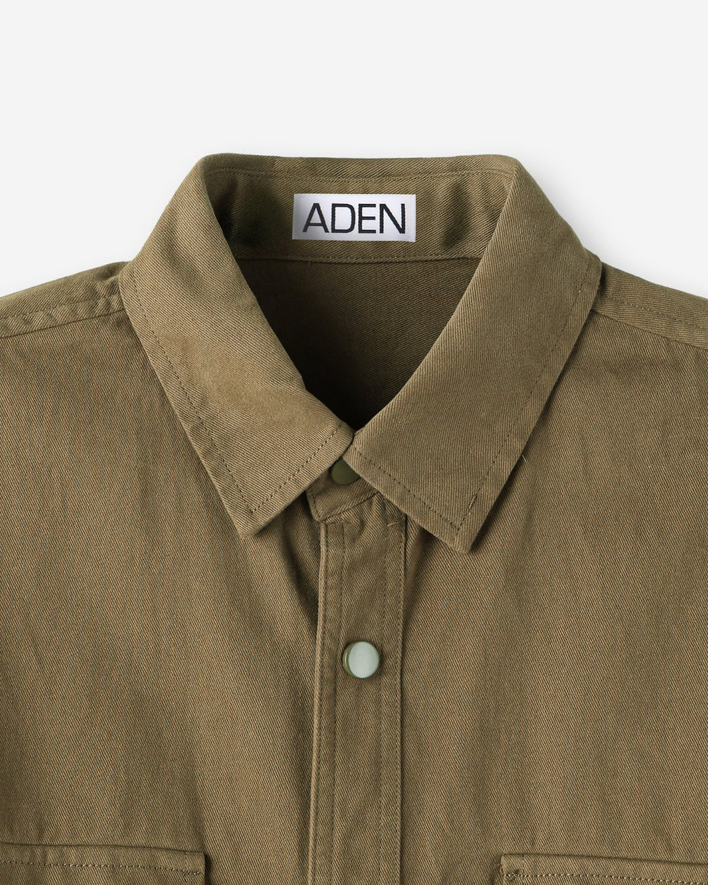 Snap Button Overshirt with Chest Pockets