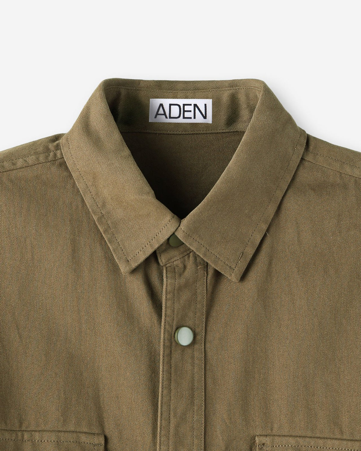 Snap Button Overshirt with Chest Pockets
