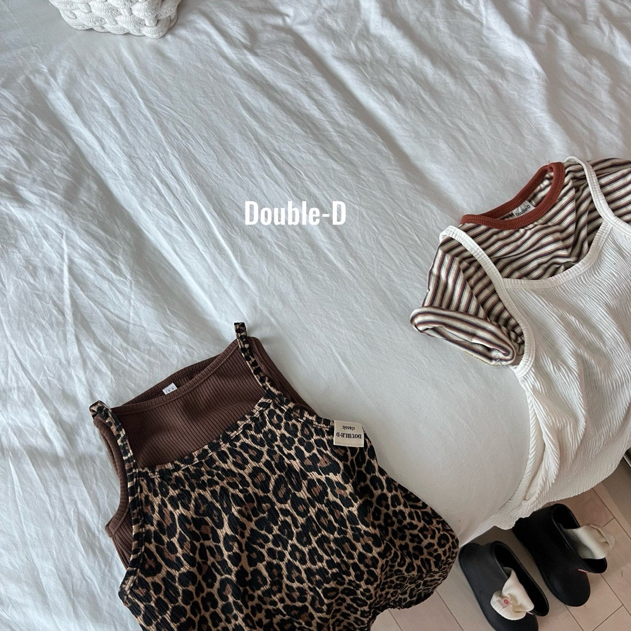 Double.D Leopard Balloon Dungaree Jumpsuit — Kids