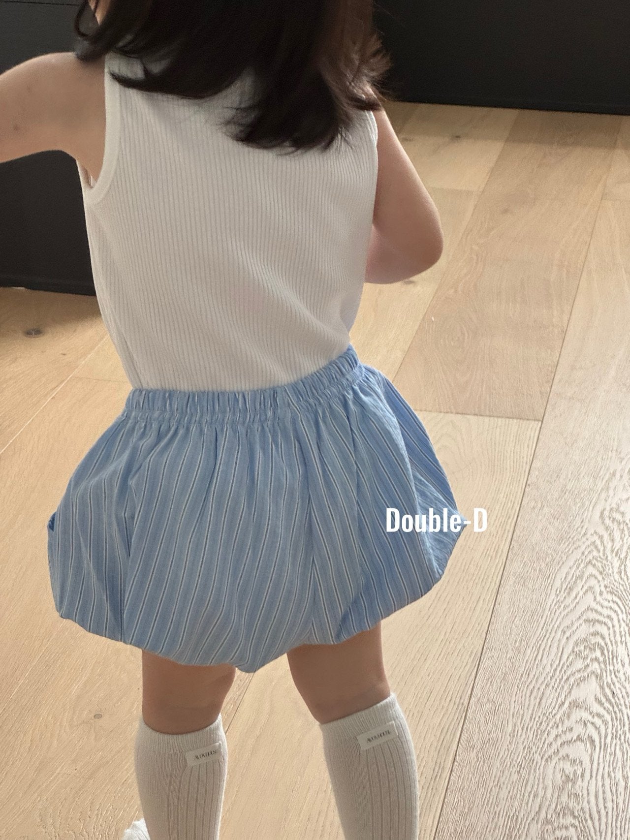 (2pack) Double.D Balloon Stripe Shorts — Kids