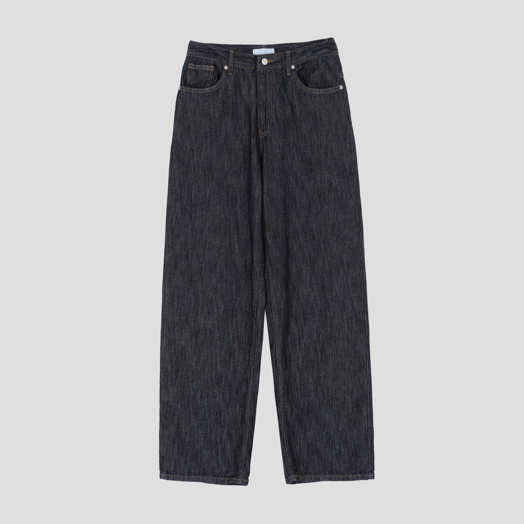 Pantaloni Larghi in Denim Premium Gentle Cover