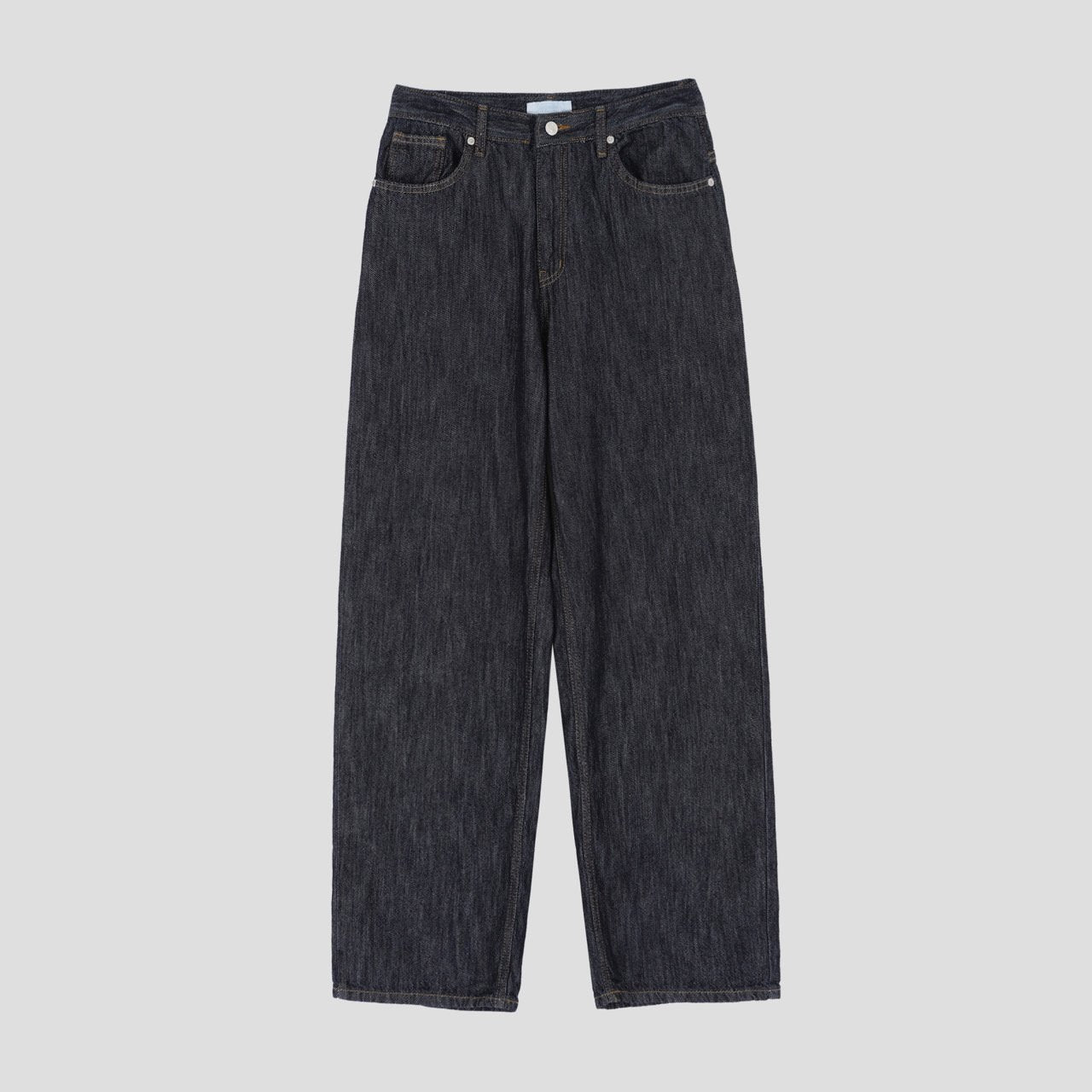 Pantaloni Larghi in Denim Premium Gentle Cover