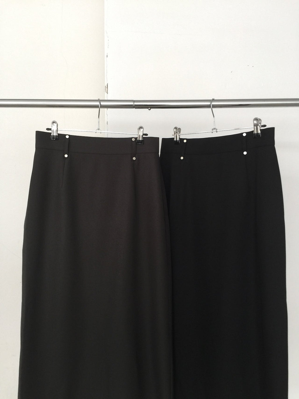 Stud Detail High Waist Maxi Skirt
