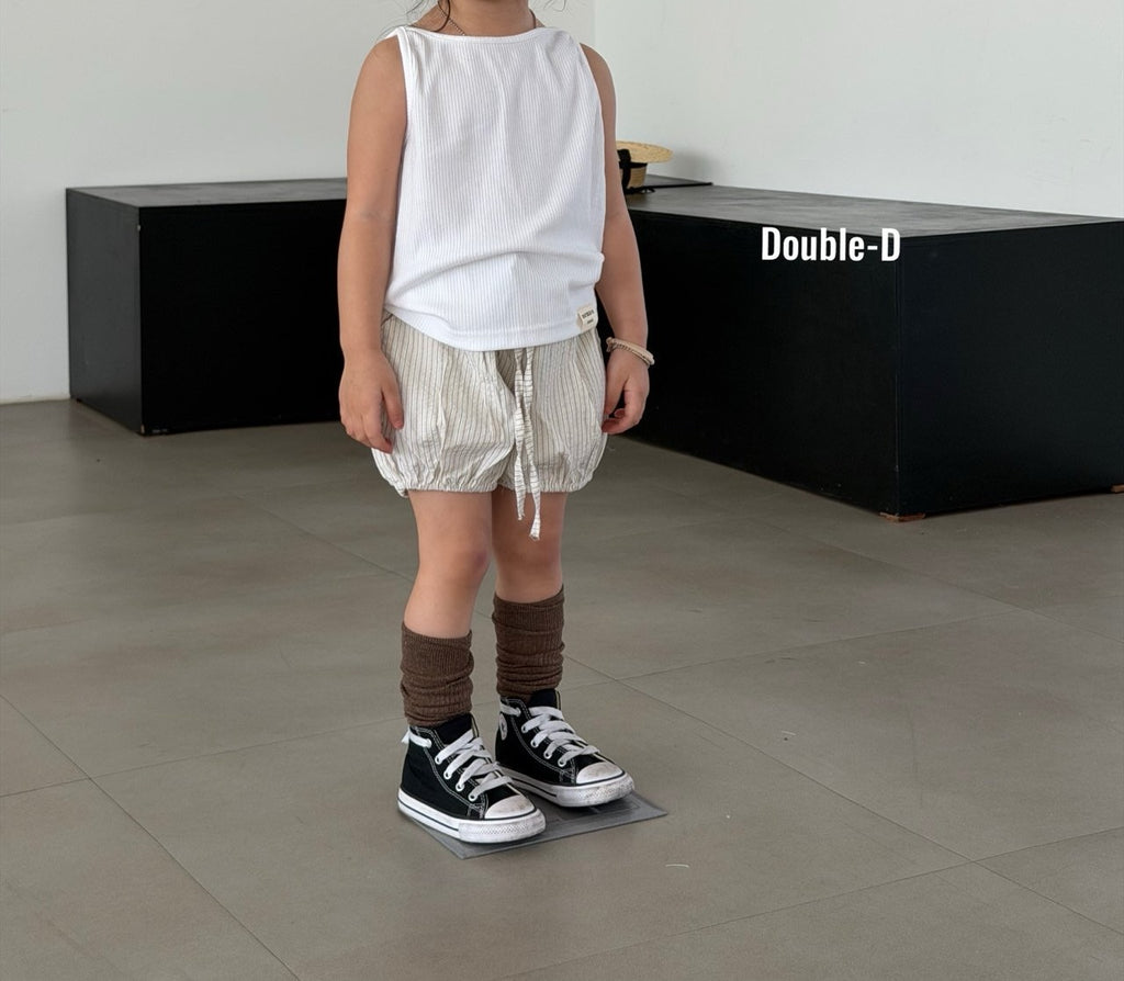 (2pack) Double.D Balloon Stripe Shorts — Kids