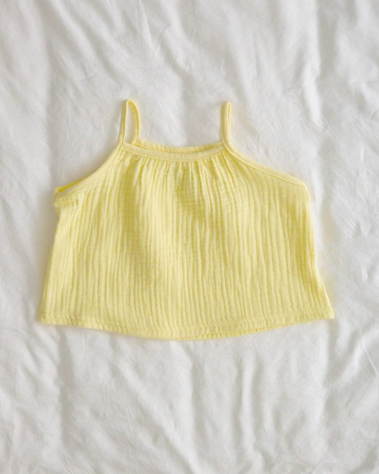 Bailey Crinkle Cotton Camisole & Pants Set — Kids