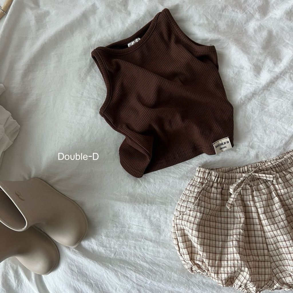 3Pack Double.D Kyoro Ribbed Tank Top — Kids
