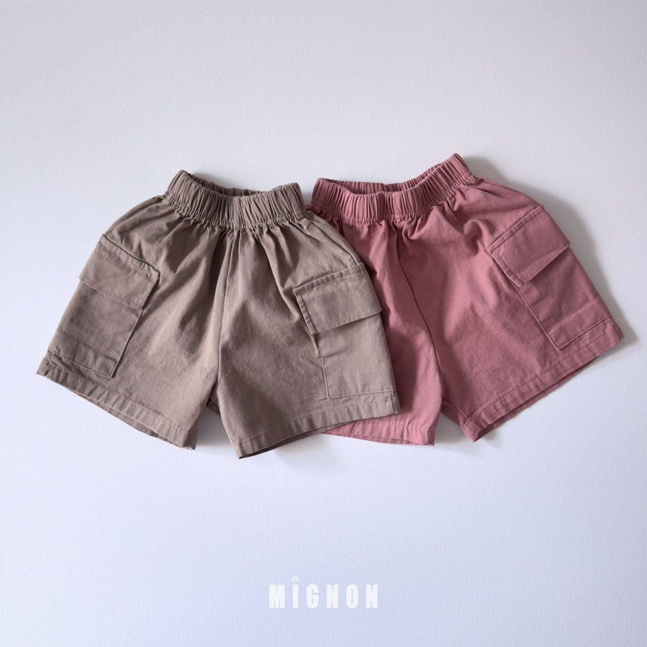 (2pack) Mignon Cotton Work Shorts — Kids