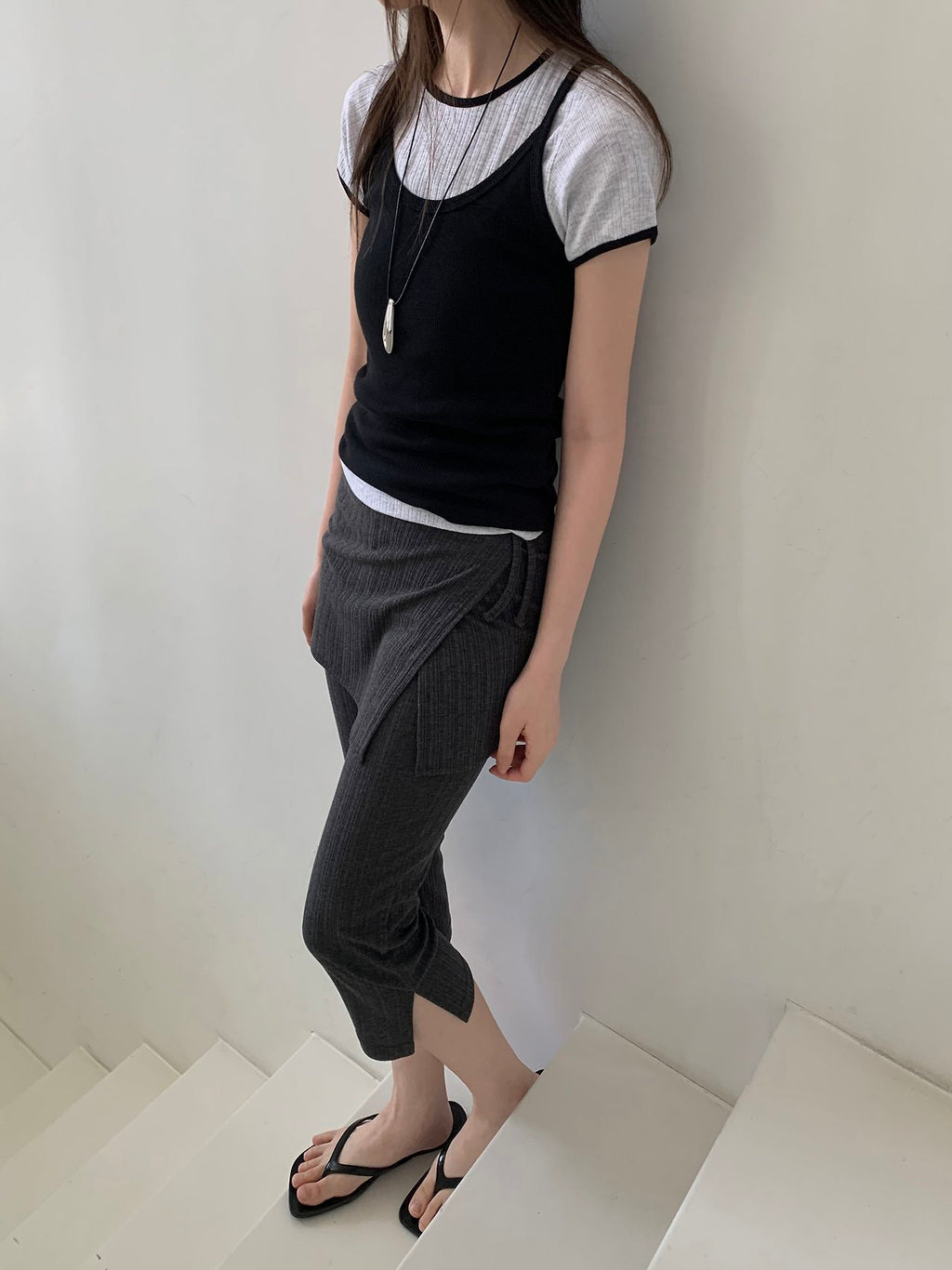 Flatyou Wrap Skirt Capri Leggings
