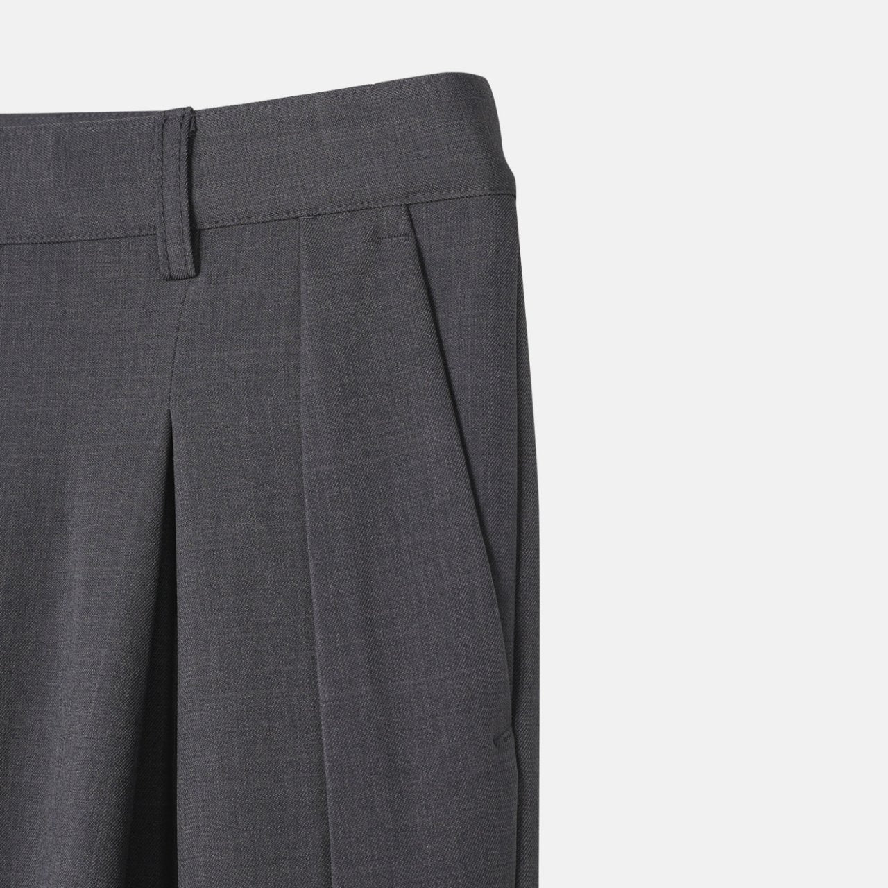 Pantaloni sartoriali a gamba larga con pinces