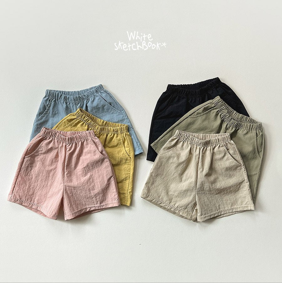 3Pack Crinkle Nylon Wide Shorts — Kids