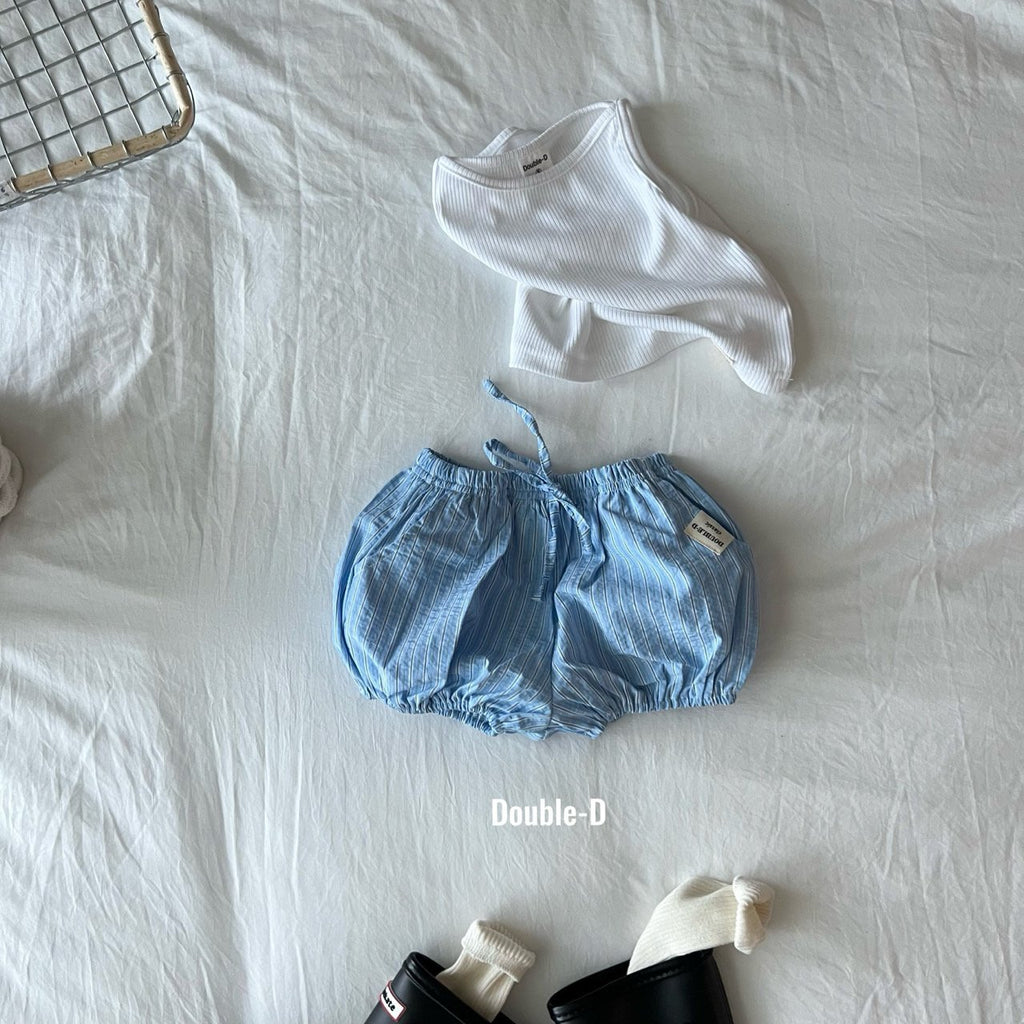 (2pack) Double.D Balloon Stripe Shorts — Kids