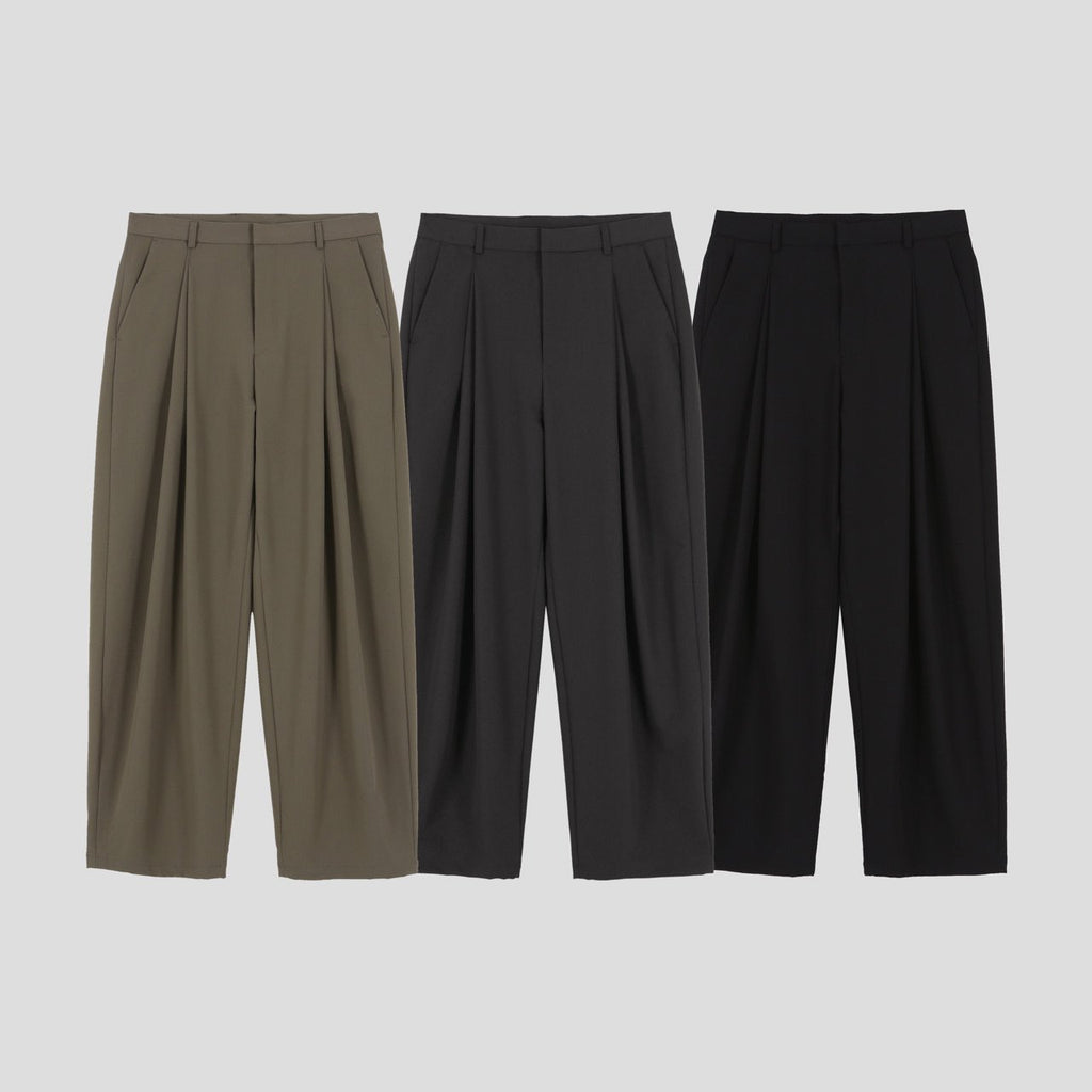 Pantalon à pinces deux plis "Gentle Cover Fly"