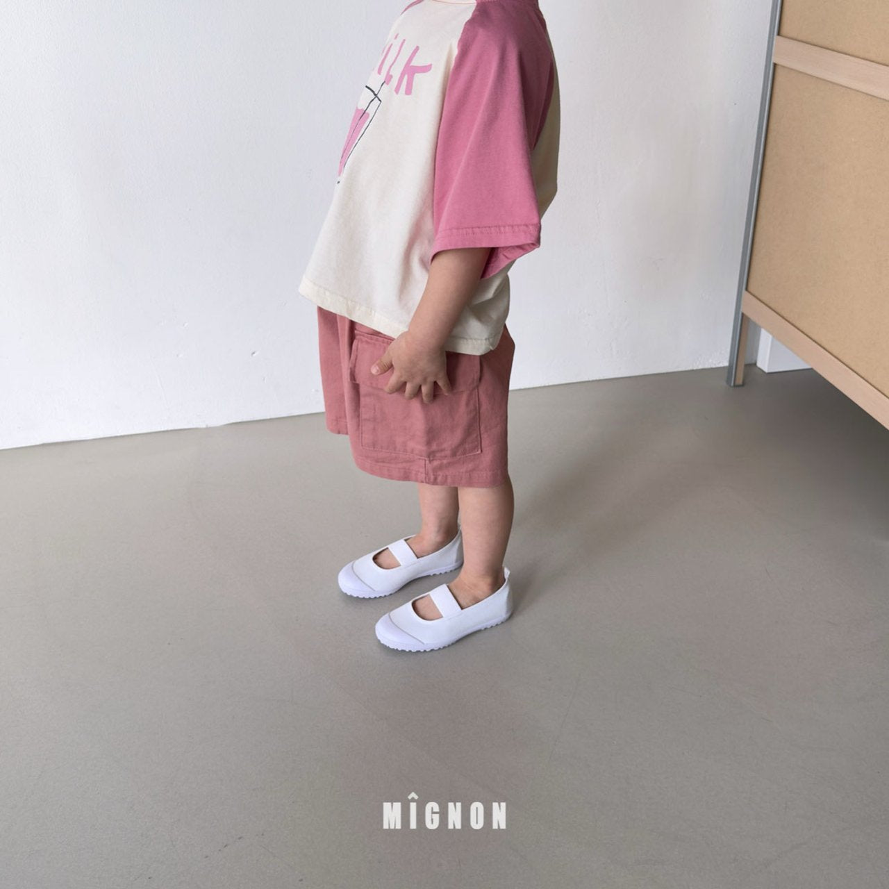 (2pack) Mignon Cotton Work Shorts — Kids