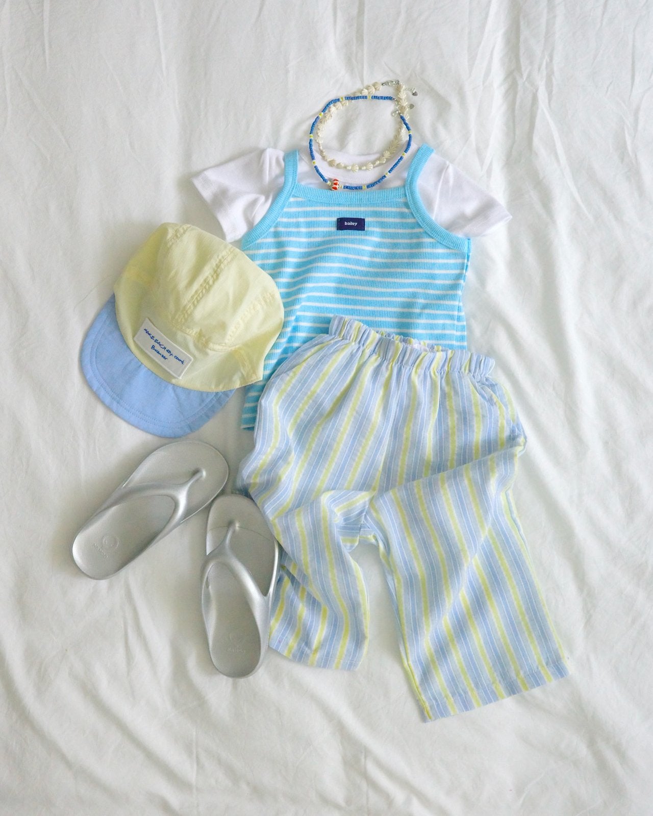 (2pack) Bailey Mother & Child Matching Beach Stripe Cotton Pants
