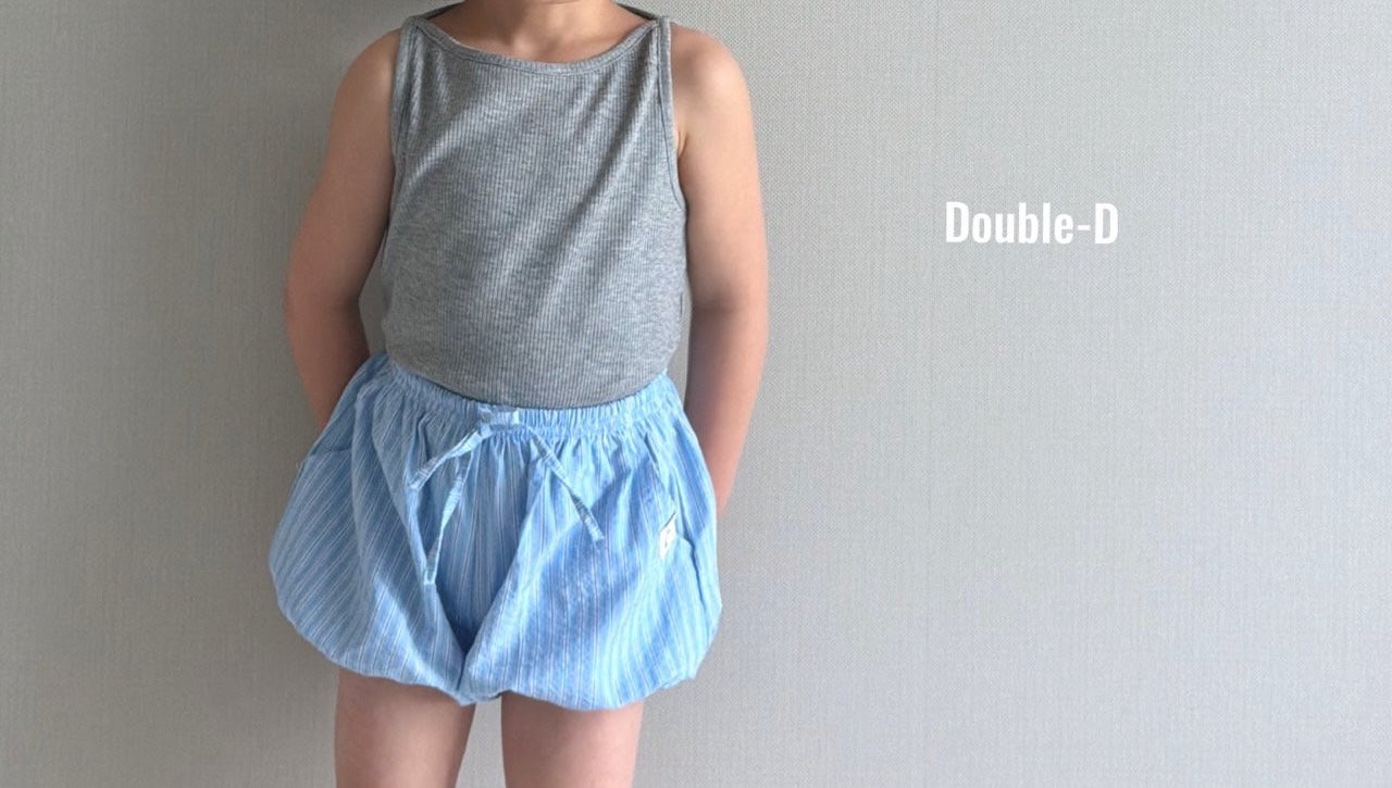 (2pack) Double.D Balloon Stripe Shorts — Kids