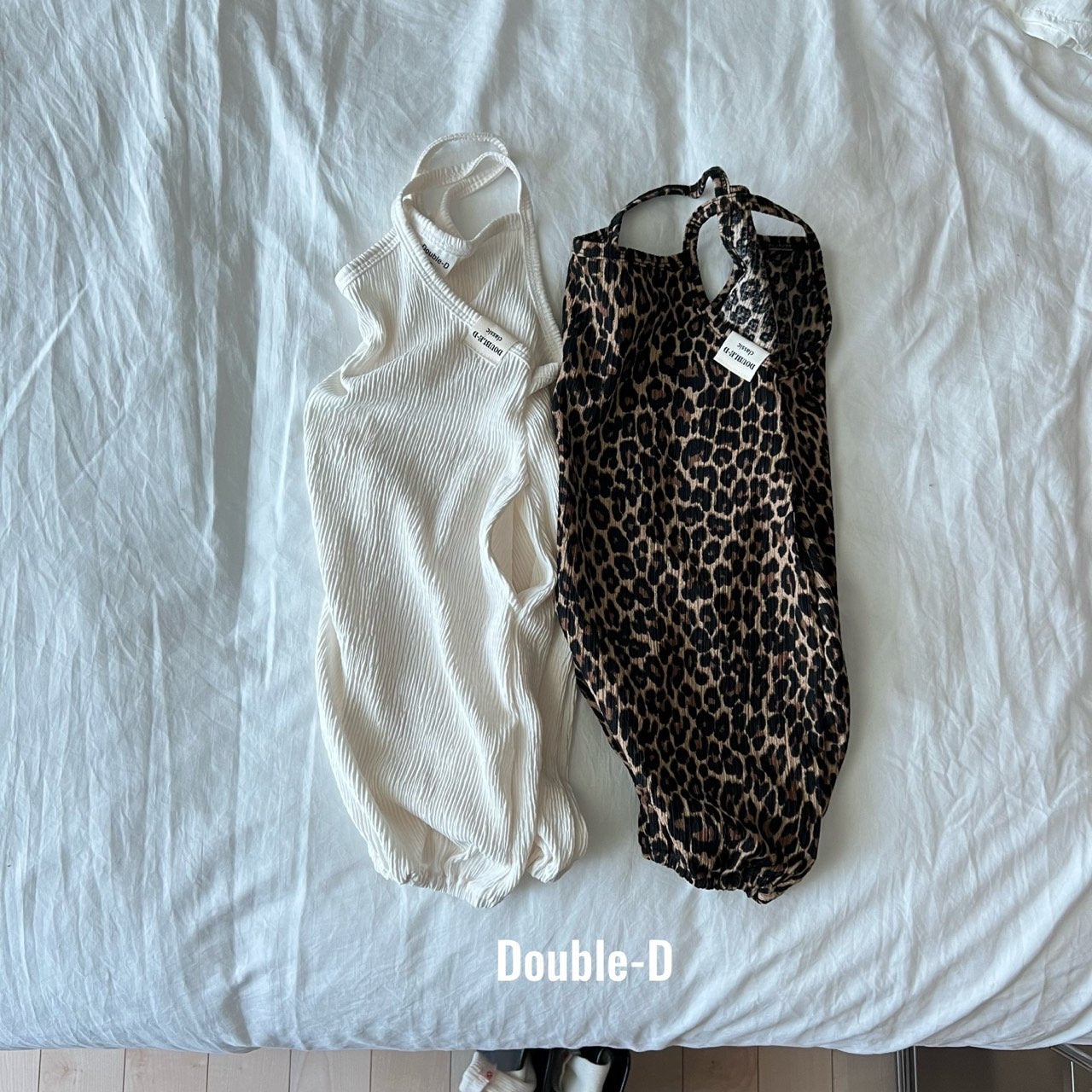 Double.D Leopard Balloon Dungaree Jumpsuit — Kids
