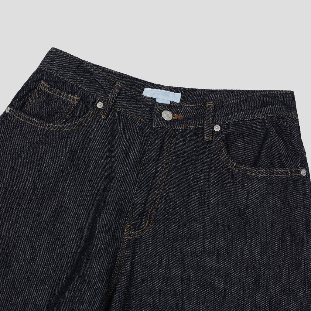 Pantaloni Larghi in Denim Premium Gentle Cover