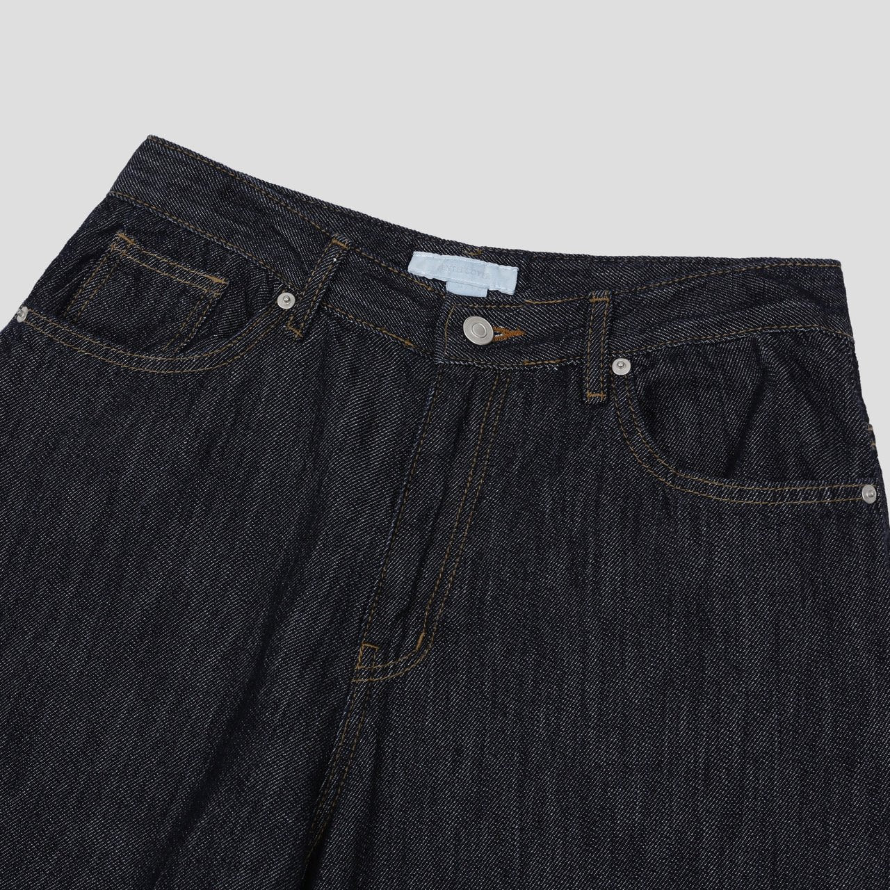 Pantaloni Larghi in Denim Premium Gentle Cover