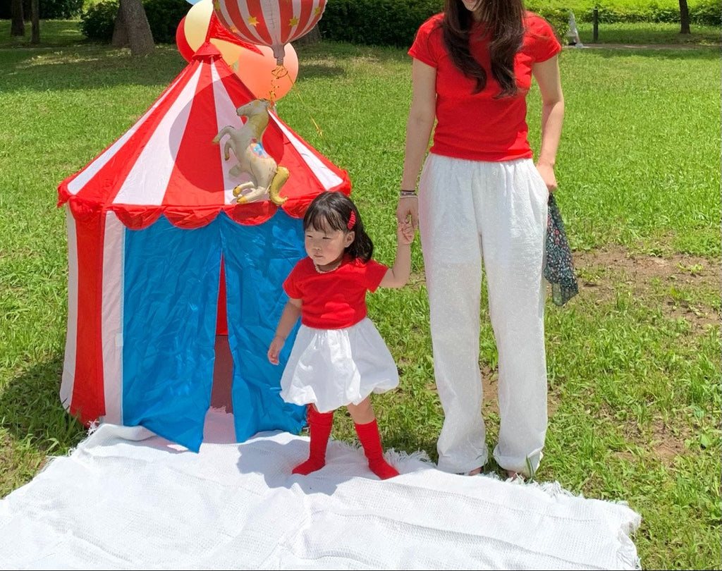 Bailey Ribbed Top Balloon Skirt Dress — Kids