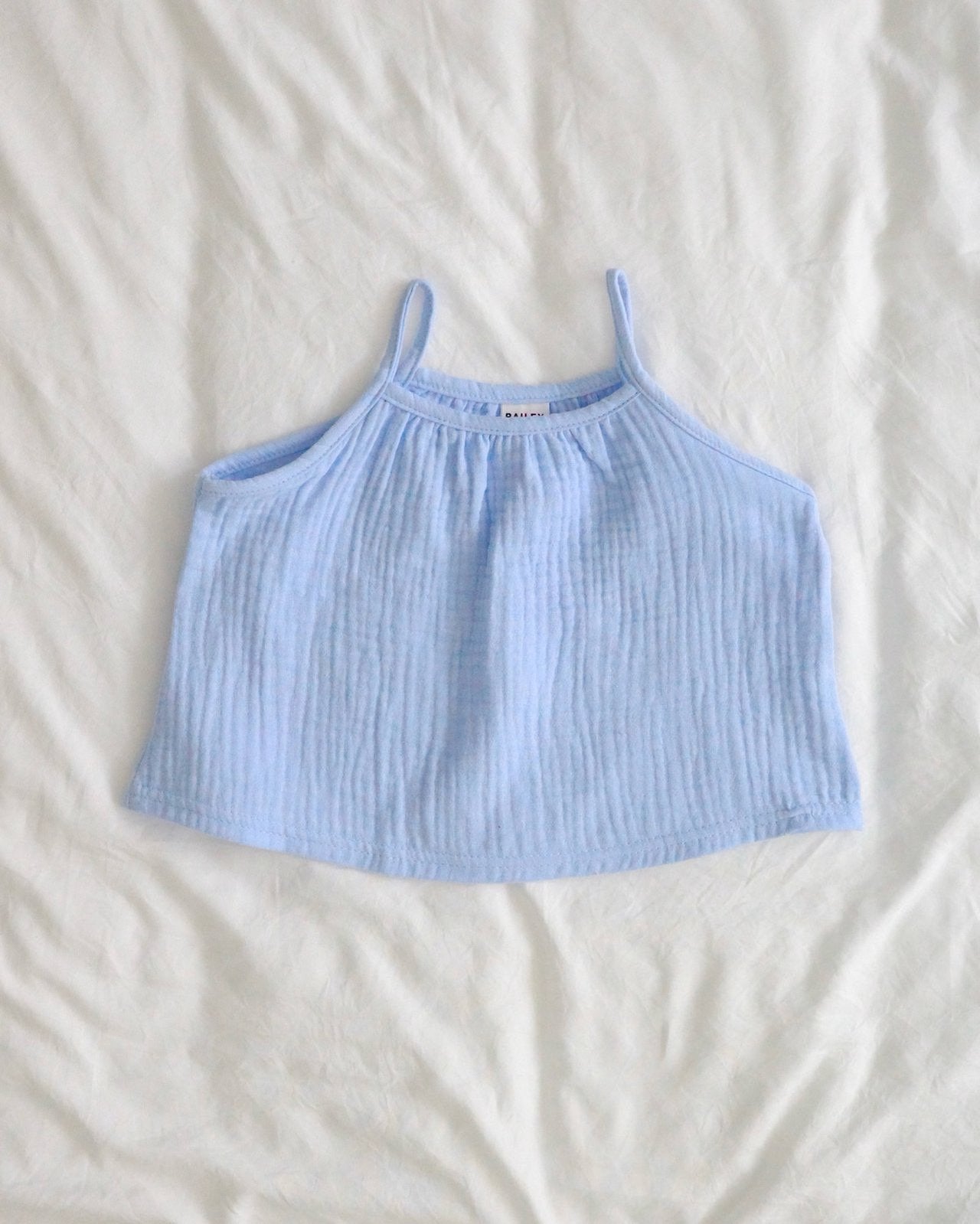 Bailey Crinkle Cotton Camisole & Pants Set — Kids