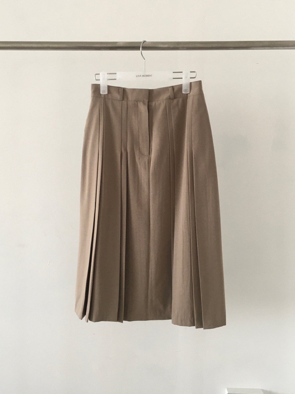 Pleated Midi Skirt