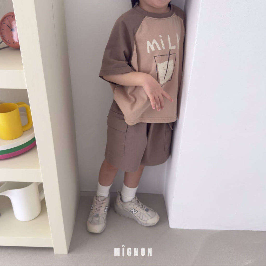 (2pack) Mignon Cotton Work Shorts — Kids